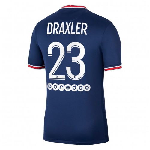 Paris Saint-Germain PSG Fodboldtrøjer Julian Draxler 23 Hjemmebanesæt 2021/22 Kort ærmer Paris Saint-Germain PSG Fodboldtrøjer Julian Draxler 23 Hjemmebanesæt 2021/22 Kort ærmer